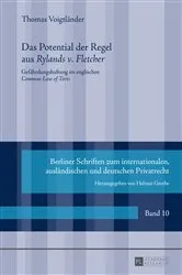 Book cover of Das Potential der Regel aus «Rylands v. Fletcher» by Unknown