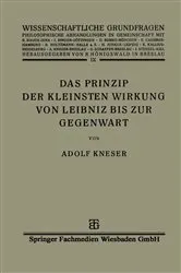 Book cover of Das Prinzip der Kleinsten Wirkung von Leibniz bis zur Gegenwart by Unknown