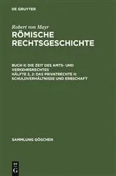 Book cover of Das Privatrecht II: Schuldverhältnisse und Erbschaft by Robert von Mayr