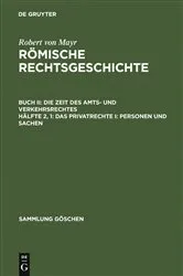 Book cover of Das Privatrechte I: Personen und Sachen by Unknown