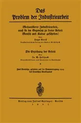 Book cover of Das Problem der Industriearbeit by Hugo Borst