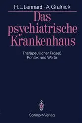 Book cover of Das psychiatrische Krankenhaus by Henry L. Lennard