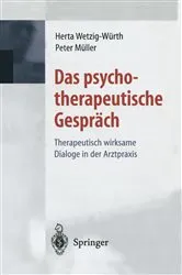 Book cover of Das psychotherapeutische Gespräch by Herta Wetzig-Würth