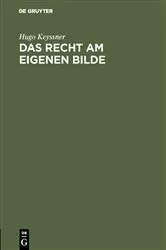 Book cover of Das Recht am eigenen Bilde by Hugo Keyssner
