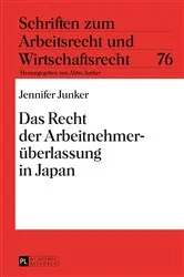Book cover of Das Recht der Arbeitnehmerueberlassung in Japan by Unknown