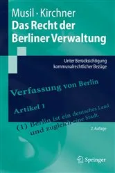 Book cover of Das Recht der Berliner Verwaltung (2nd ed.) by Andreas Musil