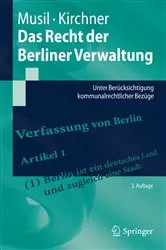 Book cover of Das Recht der Berliner Verwaltung (3rd ed.) by Unknown