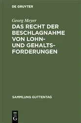 Book cover of Das Recht der Beschlagnahme von Lohn- und Gehaltsforderungen (4th ed.) by Unknown