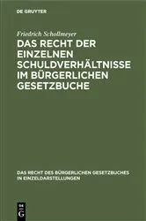 Book cover of Das Recht der einzelnen Schuldverhältnisse im Bürgerlichen Gesetzbuche (2nd ed.) by Unknown