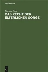 Book cover of Das Recht der elterlichen Sorge by Unknown