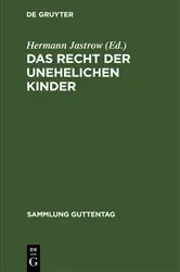 Book cover of Das Recht der unehelichen Kinder by Unknown