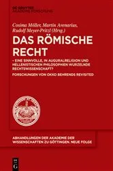 Book cover of Das Römische Recht by Cosima Möller