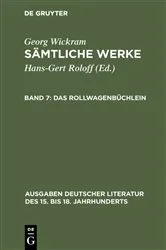 Book cover of Das Rollwagenbüchlein by Hans-Gert Roloff