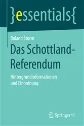 Book cover of Das Schottland-Referendum by Roland Sturm