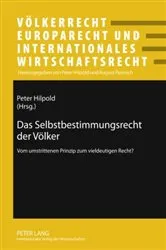 Book cover of Das Selbstbestimmungsrecht der Voelker by Peter Hilpold