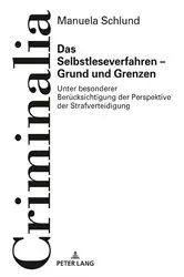 Book cover of Das Selbstleseverfahren – Grund und Grenzen by Manuela Schlund