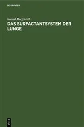 Book cover of Das Surfactantsystem der Lunge by Konrad Morgenroth