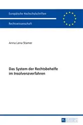 Book cover of Das System der Rechtsbehelfe im Insolvenzverfahren by Anna Lena Stamer