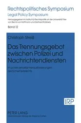Book cover of Das Trennungsgebot zwischen Polizei und Nachrichtendiensten by Gerhard Robbers
