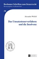 Book cover of Das Umsatzsteuerverfahren und die Insolvenz by Roman Seer