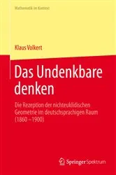 Book cover of Das Undenkbare denken by Klaus Volkert