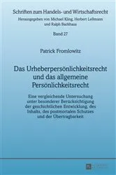 Book cover of Das Urheberpersoenlichkeitsrecht und das allgemeine Persoenlichkeitsrecht by Unknown