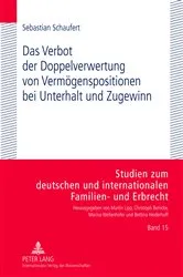 Book cover of Das Verbot der Doppelverwertung von Vermoegenspositionen bei Unterhalt und Zugewinn by Unknown