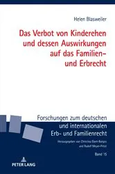 Book cover of Das Verbot von Kinderehen und dessen Auswirkungen auf das Familien- und Erbrecht by Christina Eberl-Borges