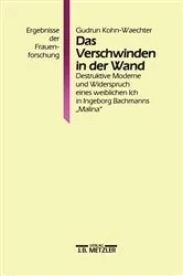 Book cover of Das Verschwinden in der Wand by Gudrun Kohn-Waechter