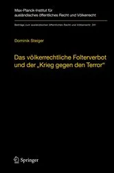 Book cover of Das völkerrechtliche Folterverbot und der 