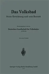 Book cover of Das Volksbad by Deutschen Gesellschaft für Volksbäder in Berlin