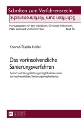 Book cover of Das vorinsolvenzliche Sanierungsverfahren by Unknown