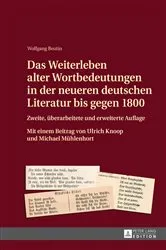 Book cover of Das Weiterleben alter Wortbedeutungen in der neueren deutschen Literatur bis gegen 1800 by Wolfgang Beutin