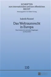 Book cover of Das Weltraumrecht in Europa by Unknown