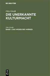 Book cover of Das Wesen des Werkes by Otto Groth