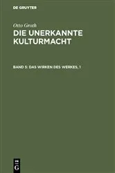 Book cover of Das Wirken des Werkes, 1 by Otto Groth