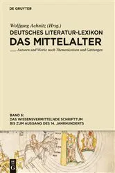 Book cover of Das wissensvermittelnde Schrifttum bis zum Ausgang des 14. Jahrhunderts by Wolfgang Achnitz
