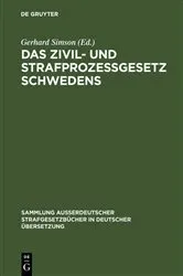 Book cover of Das Zivil- und Strafprozeßgesetz Schwedens by Unknown