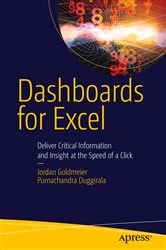 Book cover of Dashboards for Excel by Jordan Goldmeier
