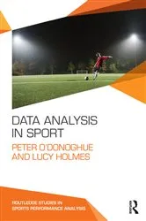 Book cover of Data Analysis in Sport by Peter O'Donoghue