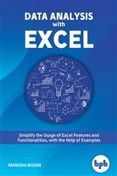 Book cover of Data Analysis with Excel by Manisha Nigam