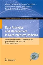 Book cover of Data Analytics and Management in Data Intensive Domains by Alexei Pozanenko