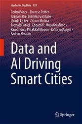 Book cover of Data and AI Driving Smart Cities by Pedro Ponce