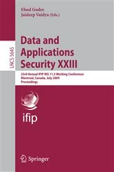 Book cover of Data and Applications Security XXIII by Ehud Gudes