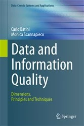 Book cover of Data and Information Quality by Carlo Batini