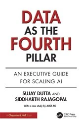 Book cover of Data as the Fourth Pillar by Sujay Dutta