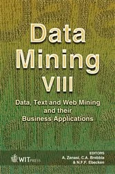 Book cover of Data Mining VIII by A. Zanasi
