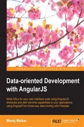 Book cover of Data-oriented Development with AngularJS by Manoj Waikar