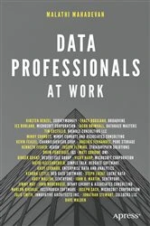 Book cover of Data Professionals at Work by Malathi Mahadevan