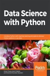 Book cover of Data Science  with Python by Rohan Chopra
